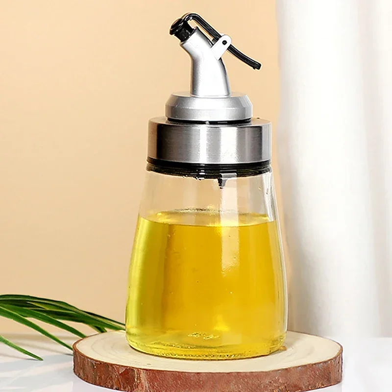 

180ml Leak Proof Oil Glass Oil Bottle Kitchen Household Seasoning Bottle Can Vinegar Soy Sauce Bottle