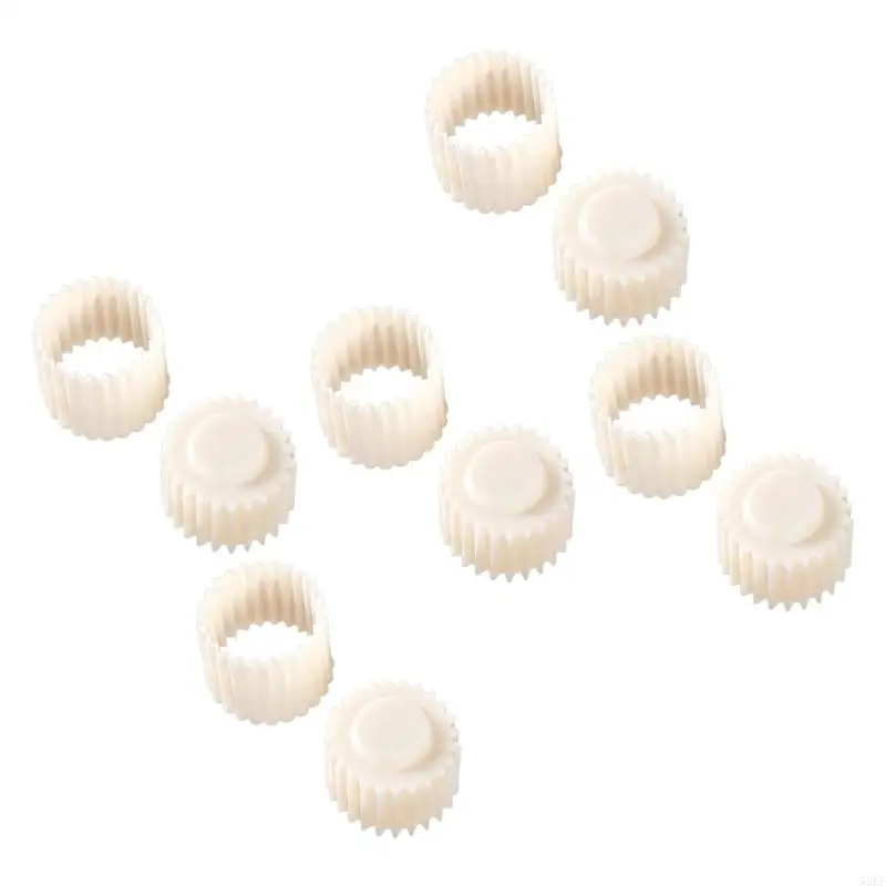 Manual Pastry Embossing Mold with Fluted Plastic Body and Detachable Design for Traditional Cakes Formed From Soft Dough 55KF