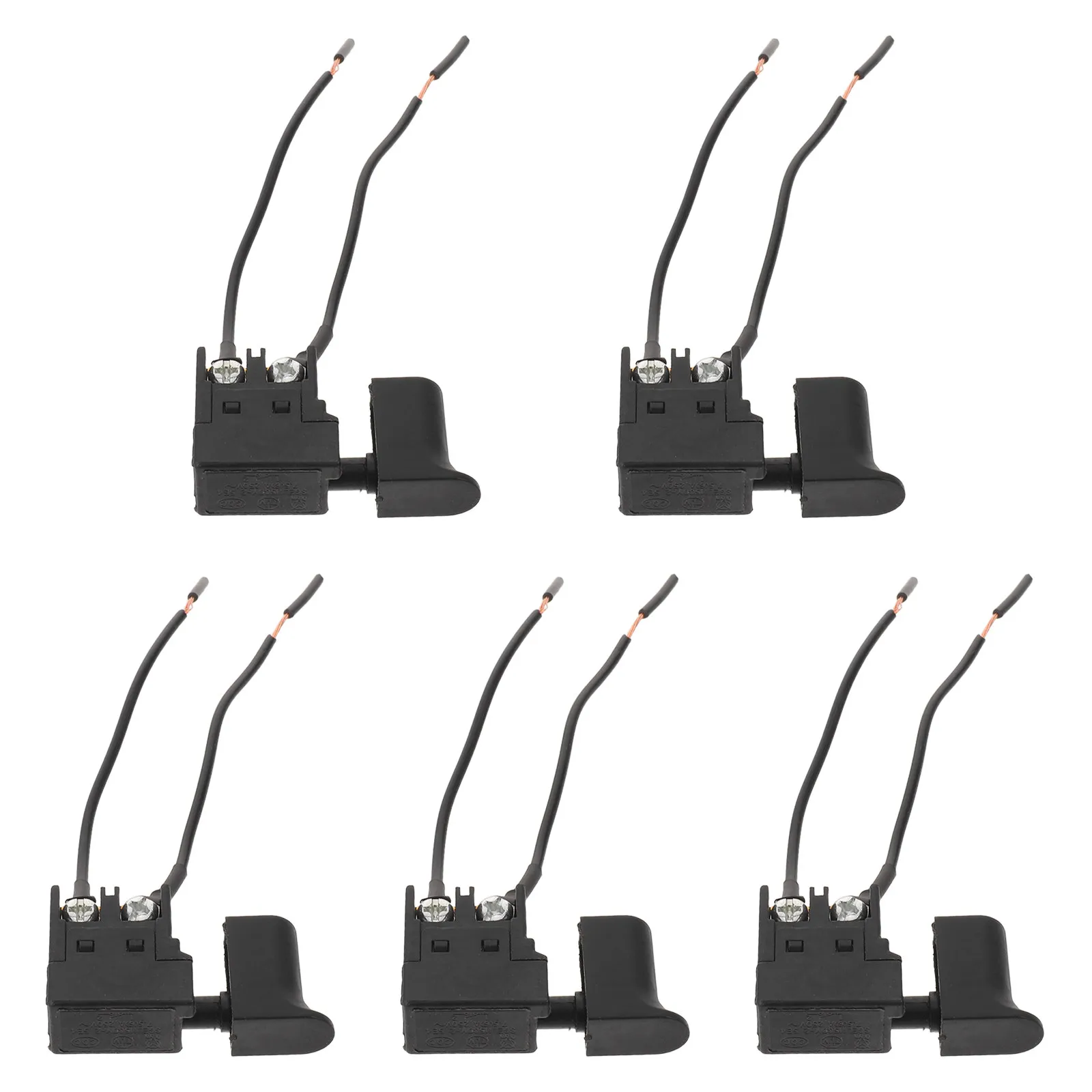 

5Pcs Electric Drill Hammer Trigger Switch Plastic on Off Power Tool Replacement for Bumper Repair Welder Hammer Drill Welding