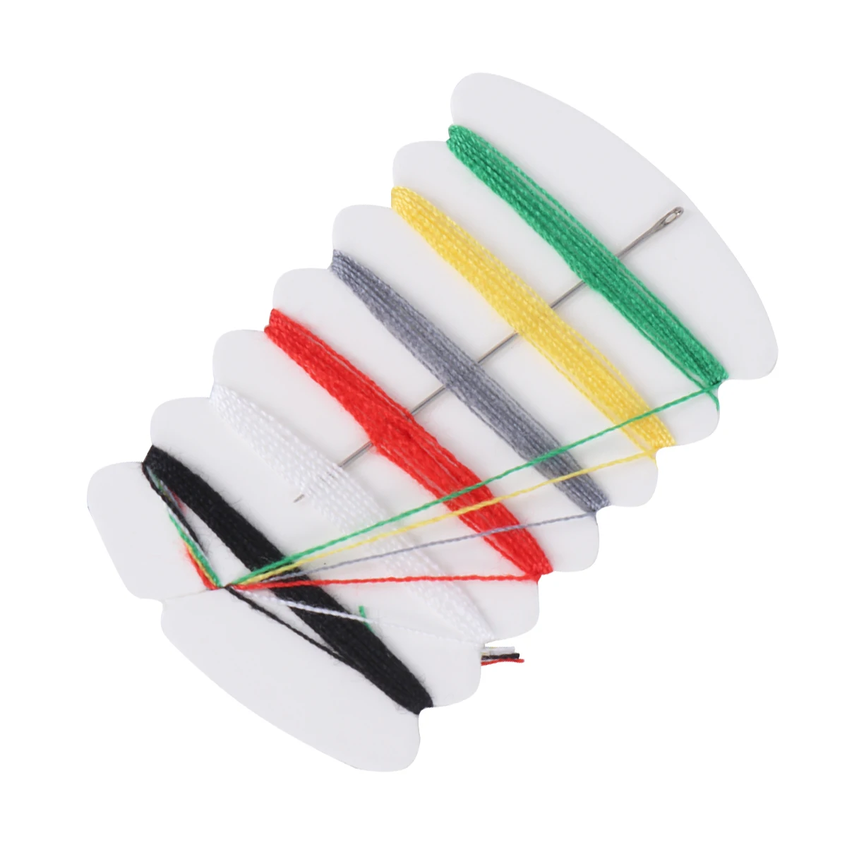 

50Pcs Sewing Thread Kit Portable Mini Sewing Needle Safety Pin Button Clothes Repair Kit Disposable for Hotel Home