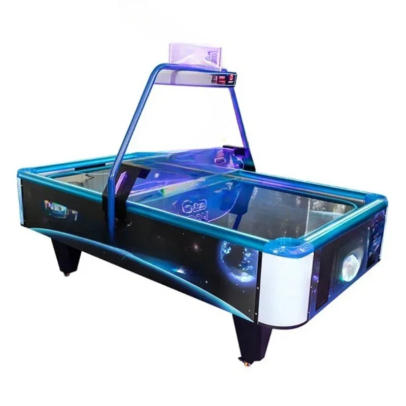 2 Players Classic Sports Air Hockey Game Console Children Adult Coin-operated Air Hockey Arcade Table with Electronic Scorer