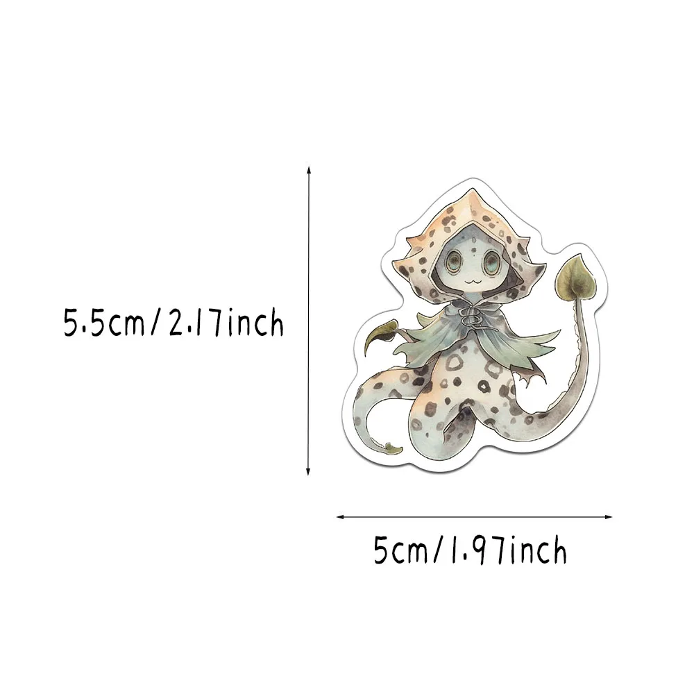50/100PCS Kreative Absurd Märchen Monster Nette Aufkleber Dekorative Telefon Tassen Notebook Telefon Fällen Personalisierte Aufkleber