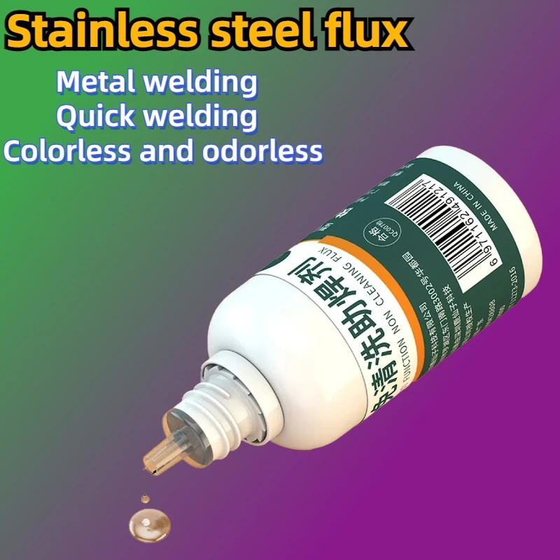 

1PC 50ml Free-clean Liquid Paste Flux Environmental Metal Welding Tool Repair Flux Solder for Stainless Steel/Copper/Iron