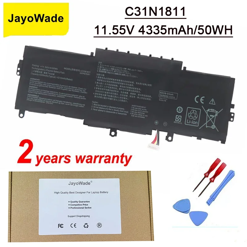 

Smart C31N1811 Laptop Battery For ASUS 0B200-03080000 BX433FN UX433FN-2S For ZenBook 14 UX433F UX433FA-A5046R Notebook Batteries