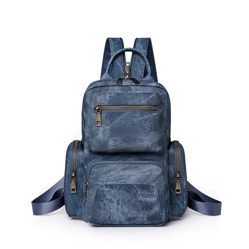 Grenzüberschreitende Damentaschen Retro PU kleiner Rucksack Outdoor Freizeit Reise Brusttasche Damen neue Dual-Purpose Damen Umhängetasche