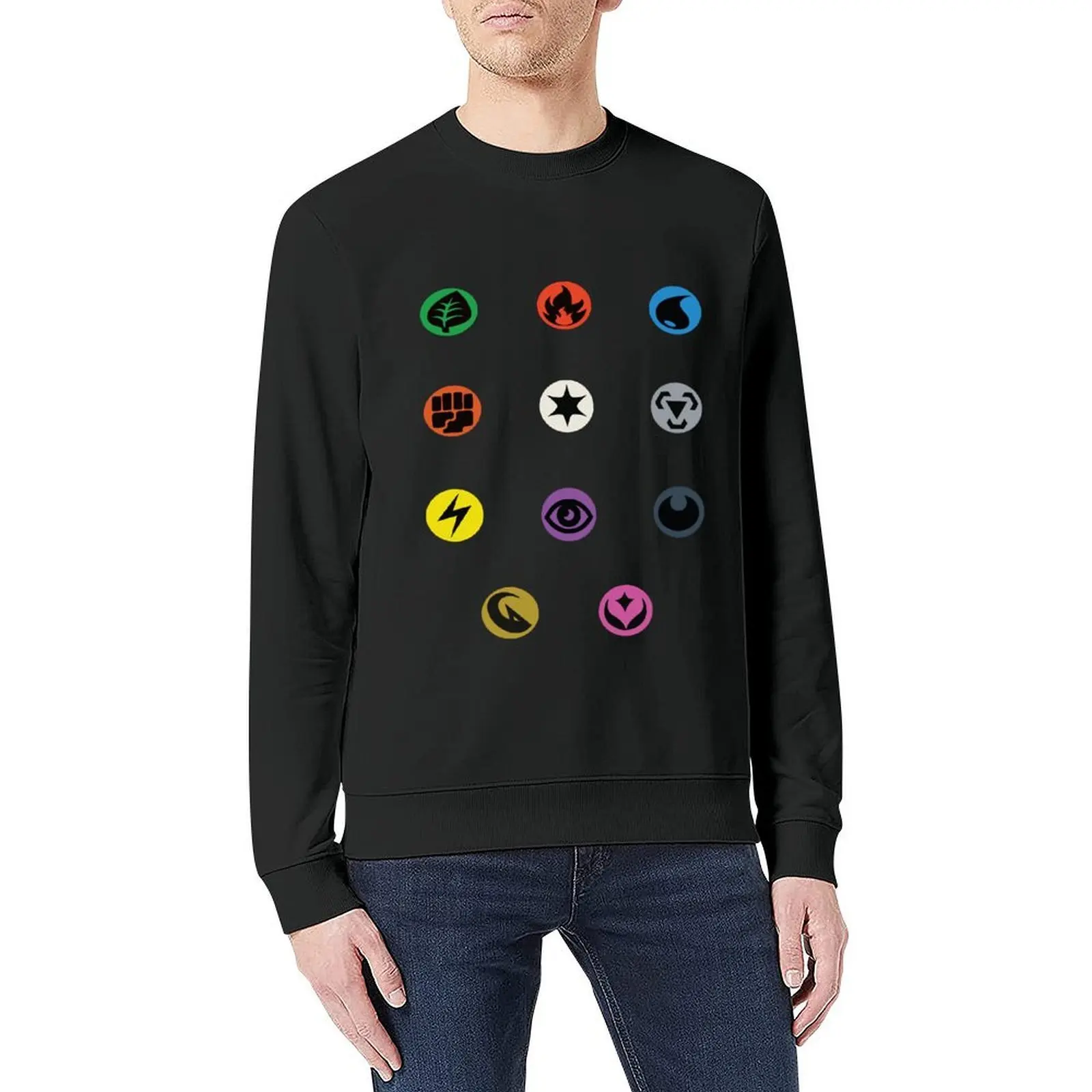 أنواع الطاقة حزمة البلوز الملابس الذكور الخريف منتجات جديدة ملابس الخريف أنيمي الملابس البلوز المعتاد