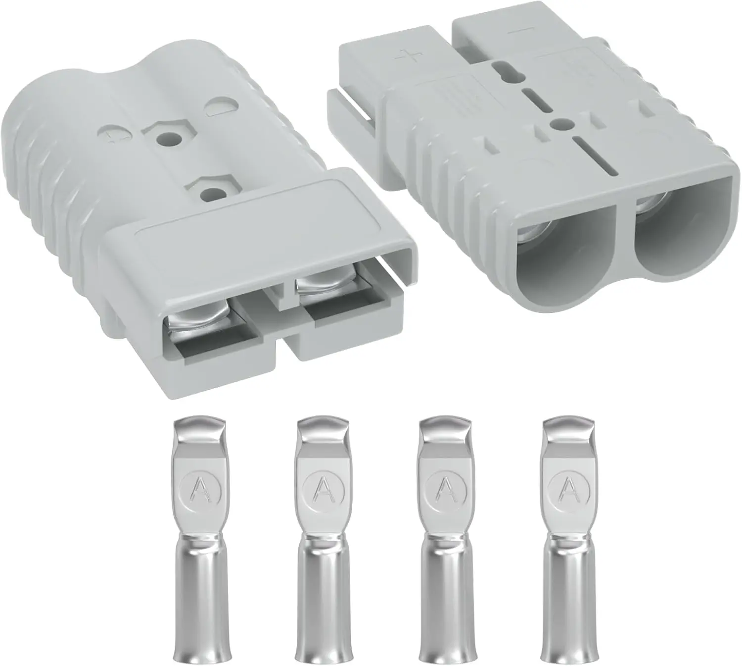2Packs 350 Amp 2/0AWG Battery Quick Connect/Disconnect Connector Kit, Heavy-Duty Winch Wiring Kit for Cars, RVs, Trailer