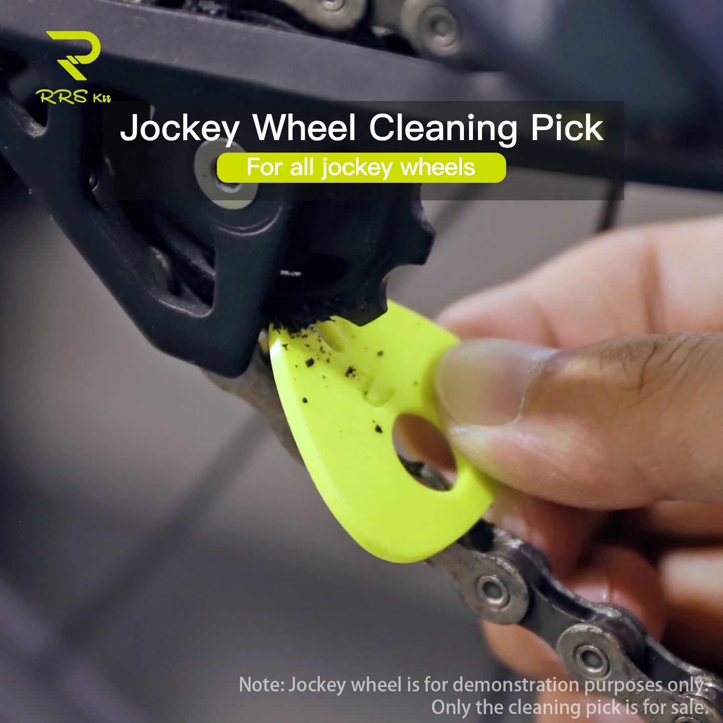 RRSKIT Jockey Wheel Cleaning Pick For All Jockey Wheels Compact Portable Pulley Wheel Cleaning Pick Bicycle Cleaning Tools