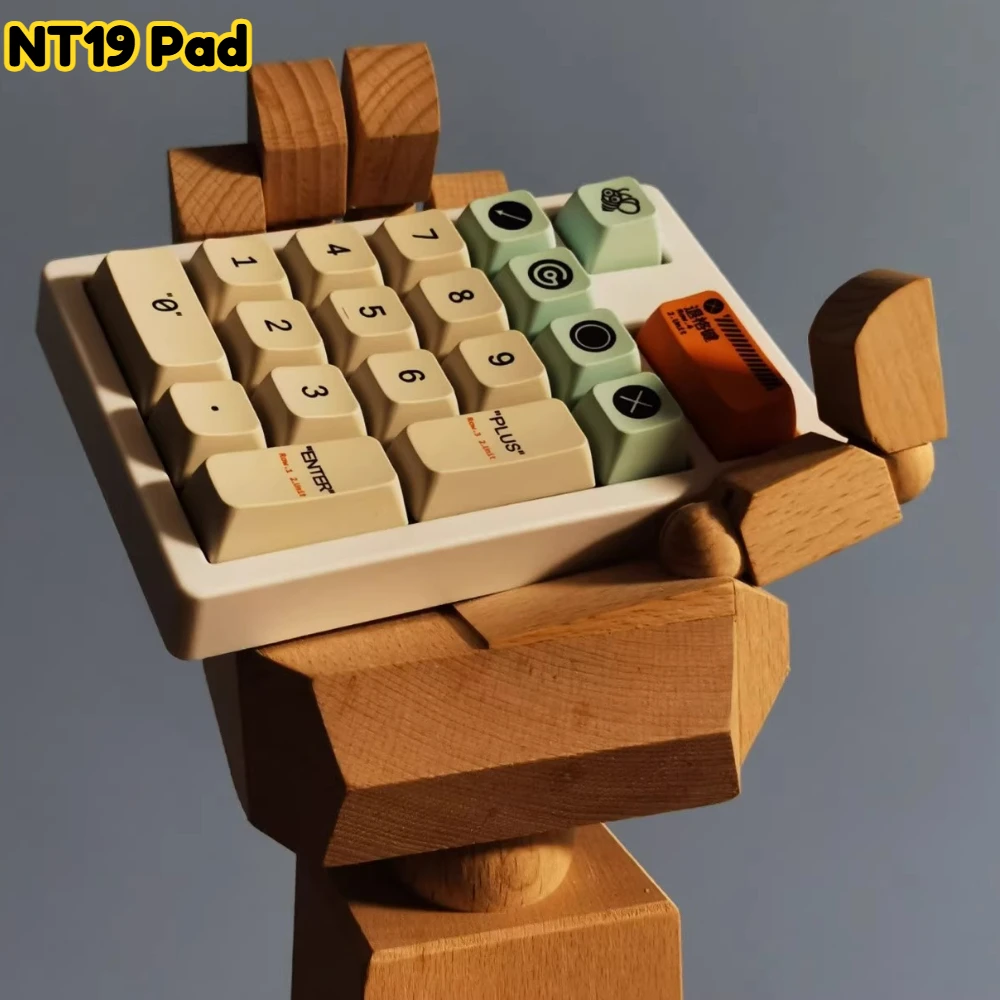 

Next Time19 Numeric Keypad Kit Wireless Tri-mode Gasket Hot-Swap RGB Custom Personalized Office Mini Numeric Mechanical Keyboard
