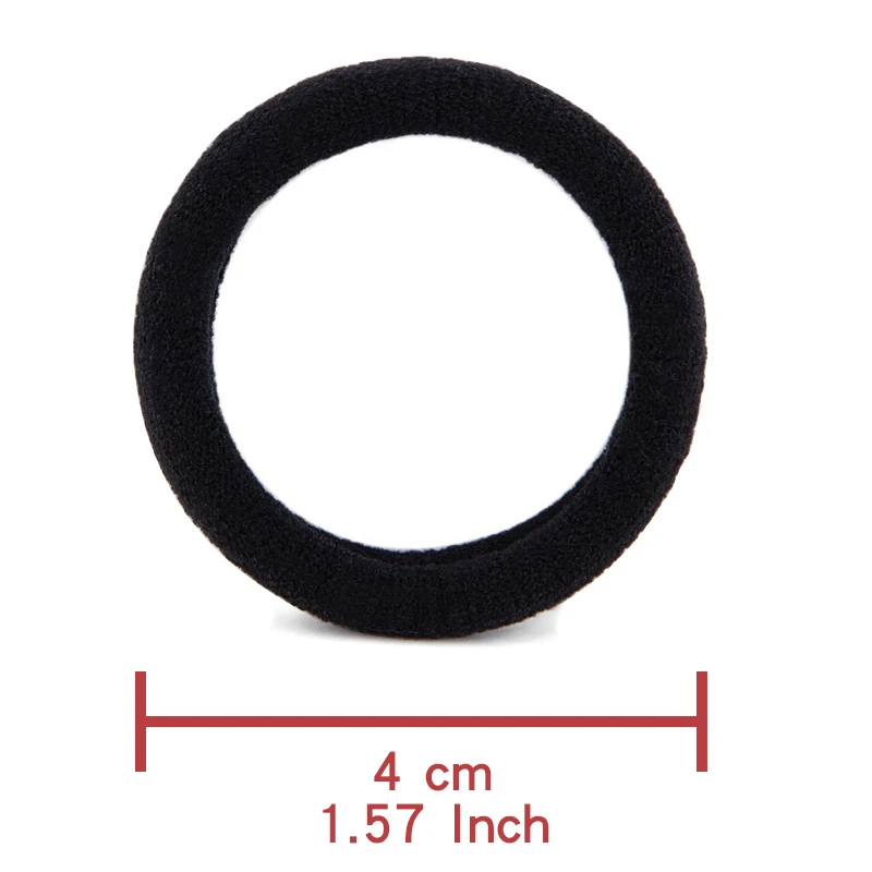 4cm Diameter Hair Ties 1000Pcs Wholesale High Elastic Durable Hair Rubber Bands No Damage Hair Ponytail Holders for Women Girls