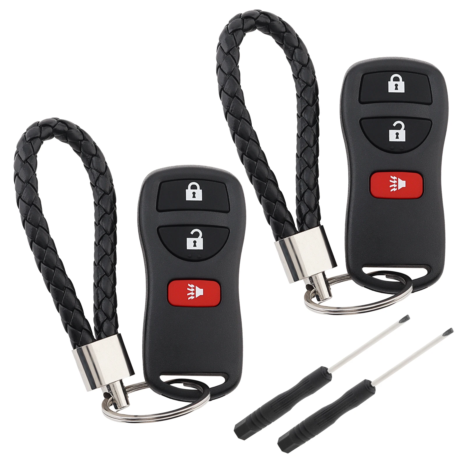 3 Buttons Car Remote Key Fob Case Shell Fit for Nissan Murano Infiniti FX35 FX45 QX4 Pathfinder KBRASTU15 315MHz Key Shell Cover