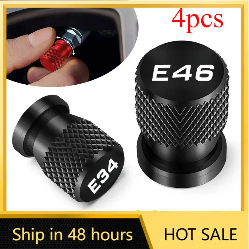 

Колпачки для ниппелей автомобильных колес (4 шт.) с эмблемами, пыле- и водонепроницаемые, для BMW E34 E36 E39 E46 E60 E87 E90 F10