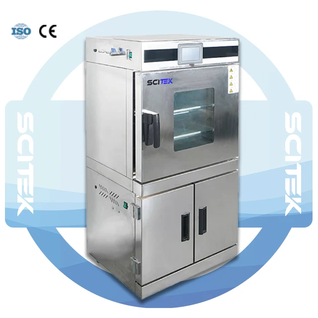SCITEK Electrical Heating Stainless Steel Vacuum Oven Thermostatic Laboratory Device For Motor Vacuum Drying