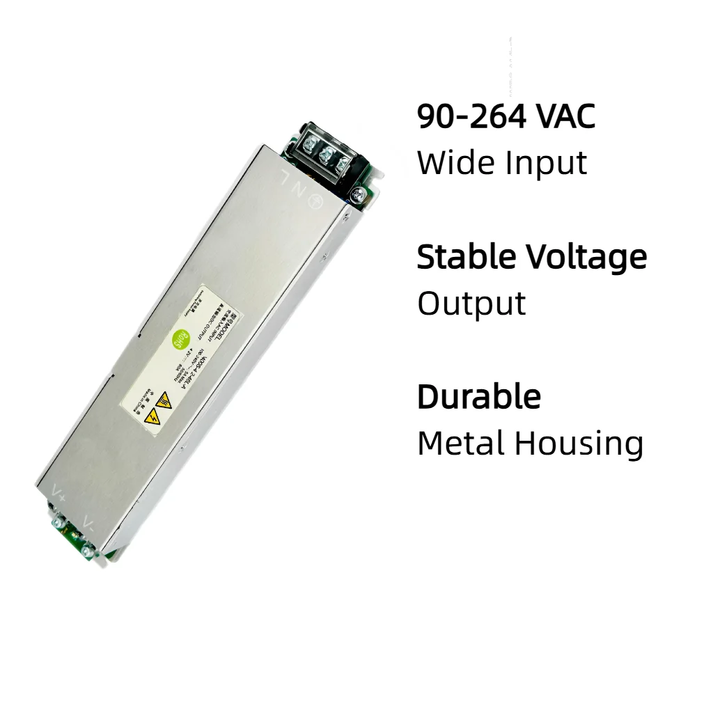 400W 80A 4.5V AC-DC Single High Efficiency 92% LED Power Supply 90-264V Wide Input Ultra-Thin PFC Switching Outdoor