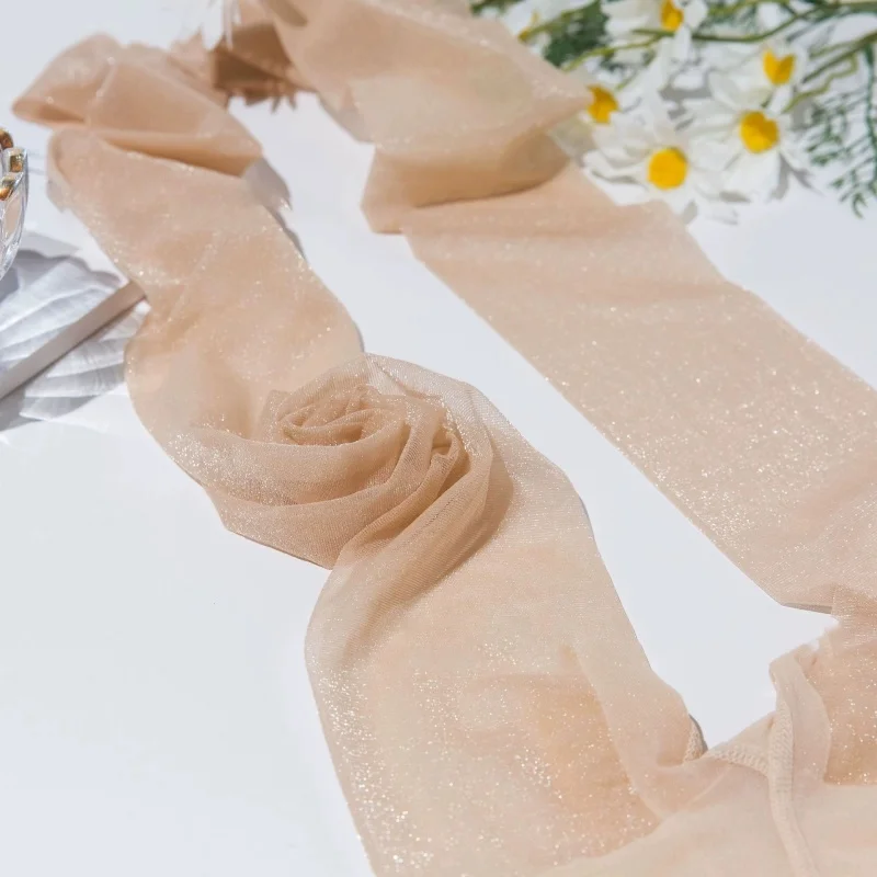 0D Sexy negro blanco Lolita dulce nacarado Bling medias de fondo pantimedias góticas japonesas medias clásicas calientes