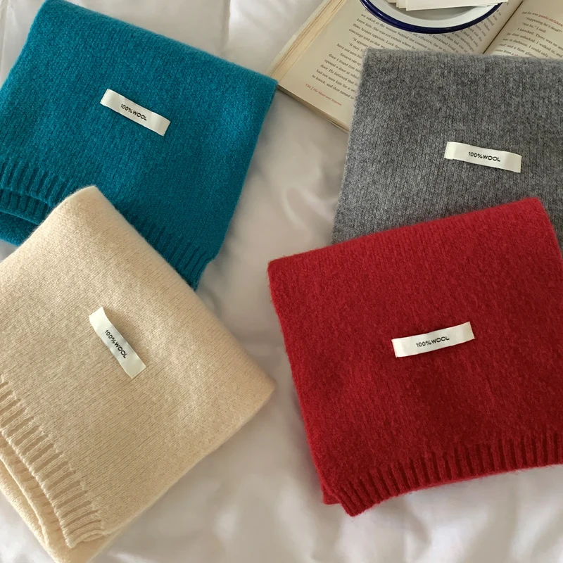 haute-qualite-100-laine-echarpe-hiver-mode-plaine-solide-chaud-minimaliste-couleur-unie-enveloppement-longues-echarpes-pour-les-femmes-20x150-cm