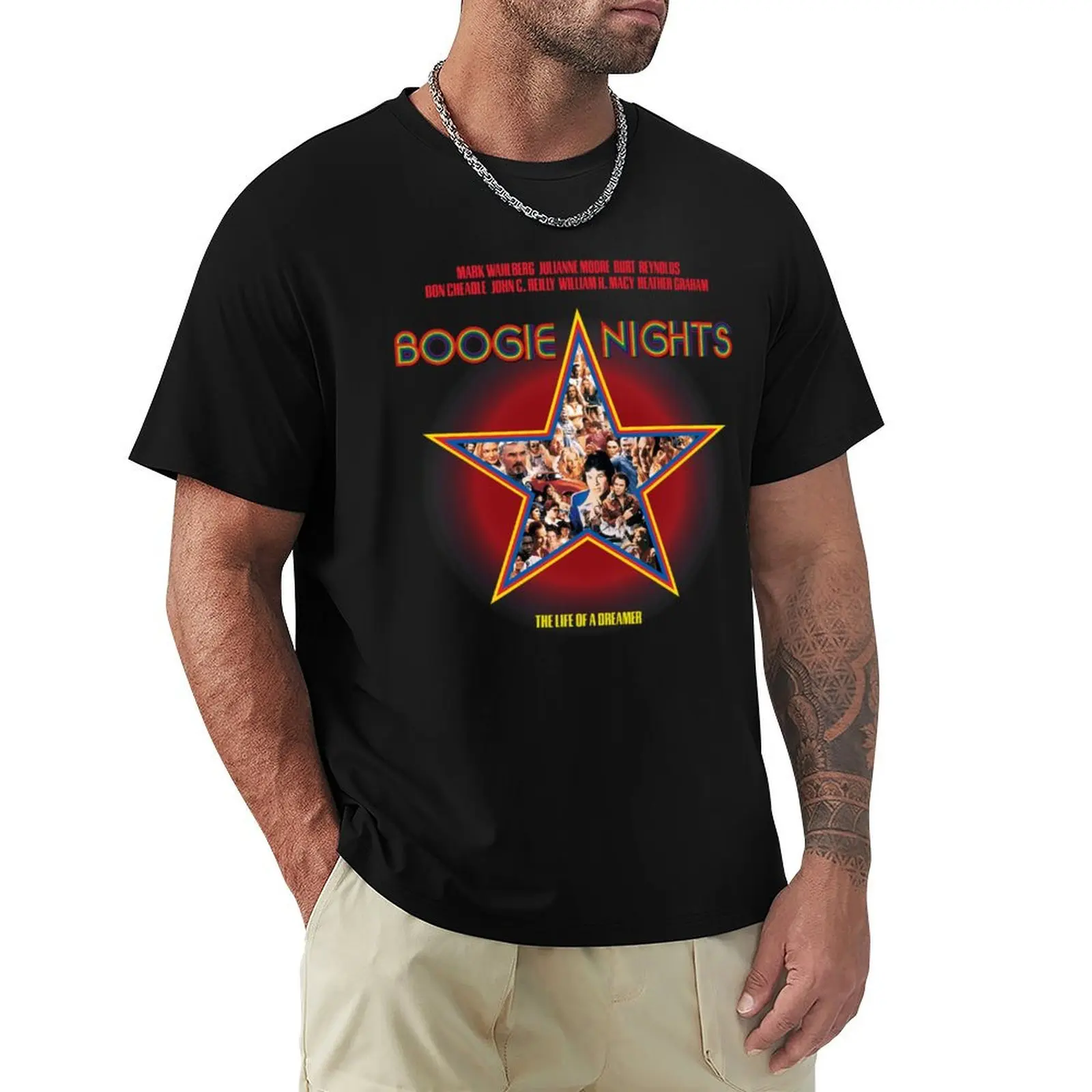 

Boogie Night Film The Life Of A Dreamer T-Shirt summer shirt baggy shirts clothes men clothing