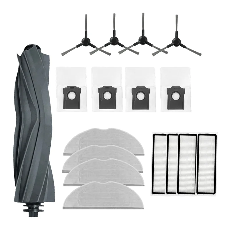 13 шт. для Dreame Mova S10 Plus/Trouver S10 Plus, запасные части для подметального робота-пылесоса, основная боковая щетка, фильтр для швабры-CLIM