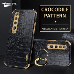 Mi10 Case Zroteve Crocodile Leather Ring Holder Soft Cover For Xiaomi Mi 10 10i 11 11T 10T Pro Xiomi Mi10T Mi10i Mi11 Lite Cases