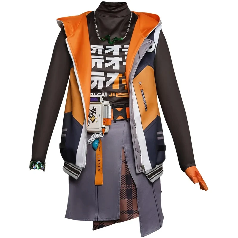 

☆YunCos Zzz Zenless Zone Zero Costume Women Man Uniform Outfit Belle Cosplay Wig Dress Hall☆