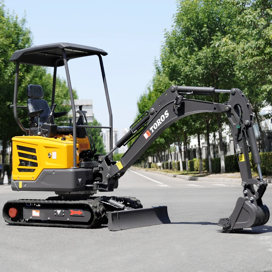 Customized Free Shipping Mini Excavators 2 Ton Multifunctional Mini Digger Small Bagger Cab Epa Euro5 Mini Excavador Prices With