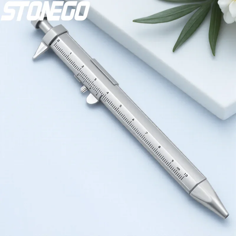 

Multifunction Ballpoint Pen Creative Vernier Caliper Rollerball Measuring Tool Student Supplies