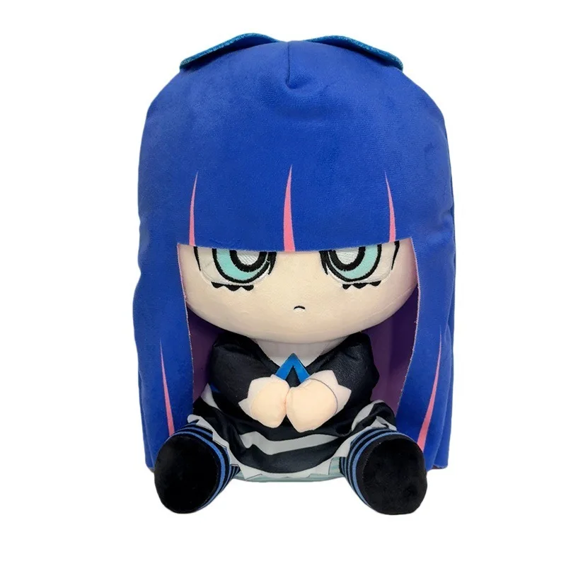 

2026 New Anime Panty And Stocking Cosplay Plush Doll 30cm Cartoon Stocking Dress-up Clothes Stuffed Toy Room Decor Kid Xmas Gift