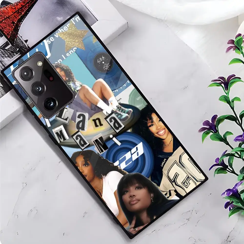 Sza Ctrl Alternate Album Singer MAISTO Mouse Pad Glass Phone Case For Samsung Galaxy S20 S21 S22 S23 S24 Note20 Ultra Plus Fe