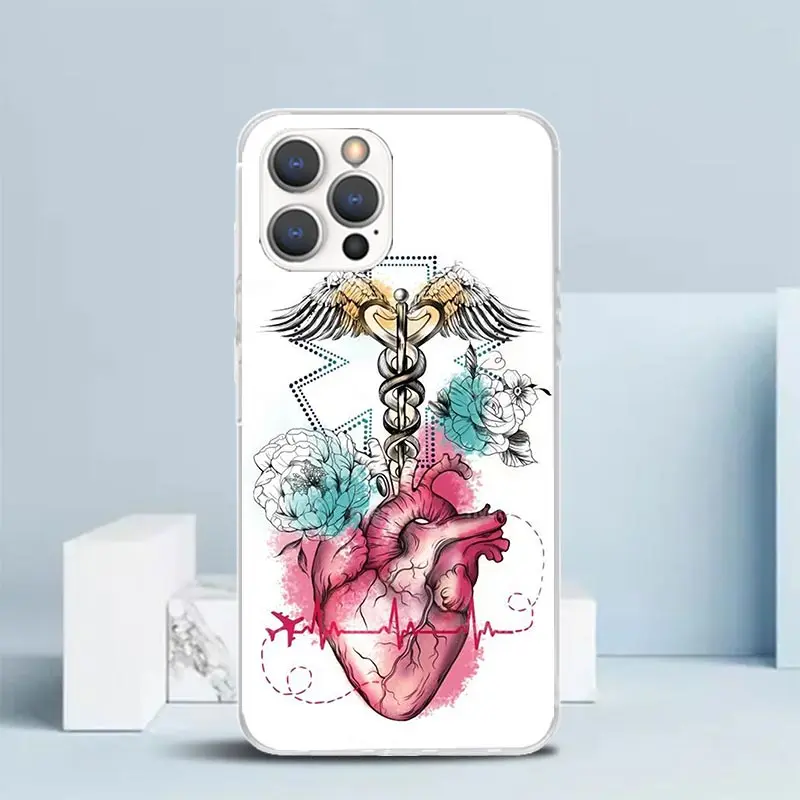Medicine Nurse Doctor Phone Case For IPhone 16 17 Air 16E 15 14 Plus 13 Mini 12 11 Pro Max 7 8 + SE 2020 Soft TPU Back Cover 16