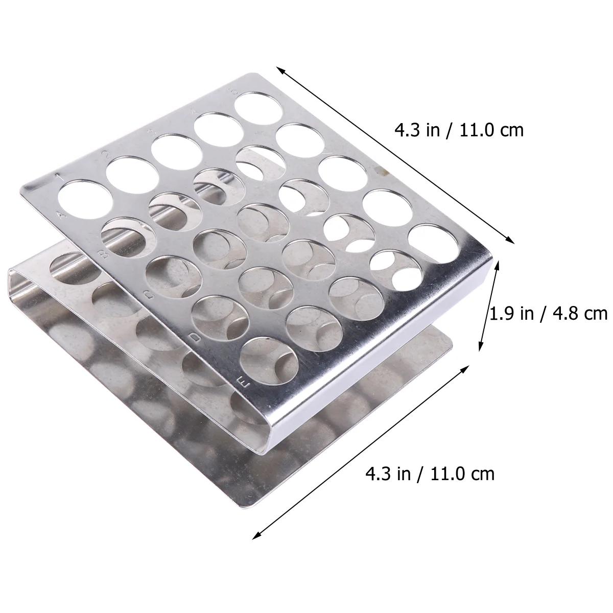 Rastrelliere per tubi sanguigni Test di laboratori Piccolo supporto per spezie bollente Supporto per tubi Forniture per laboratorio scolastico