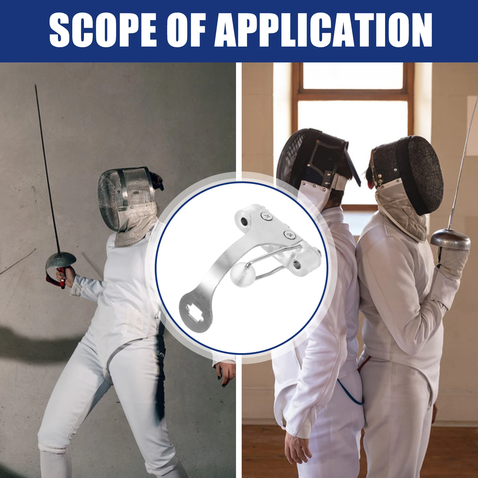 

Heavy Sword Bracket Epee Socket Replacement Stainless Steel Metal Supplies Fencing Equipment Sport Accessories Training Devices