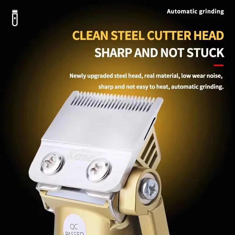 Kemei Small Professional Aluminium Hair Clipper Rechargeable Beard Hair Trimmer For Men Electric Haircut kit Machine