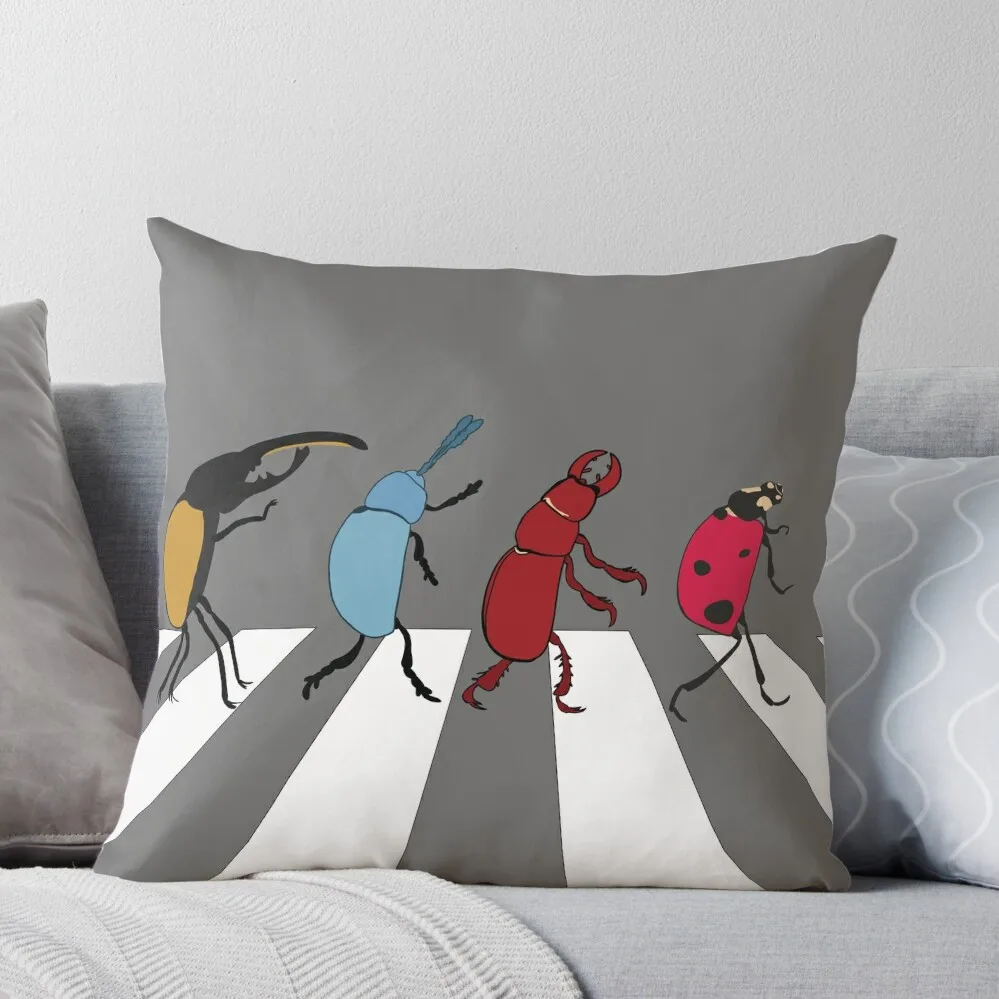 

The Beetles Throw Pillow Cushion Cover Set Christmas Throw Pillows Covers Covers For Sofas