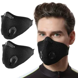 Cycling Dust Mask PM2.5 Breathable Mask Unisex Antifreeze Cold Resistant Outdoor Motorcycle Riding Running Sports Windproof Mask