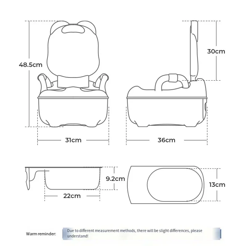 Siège de toilette portable pour enfants, toilette grenouille, bassin urinoir pour bébé, pot pour garçons et filles, ménage, E27