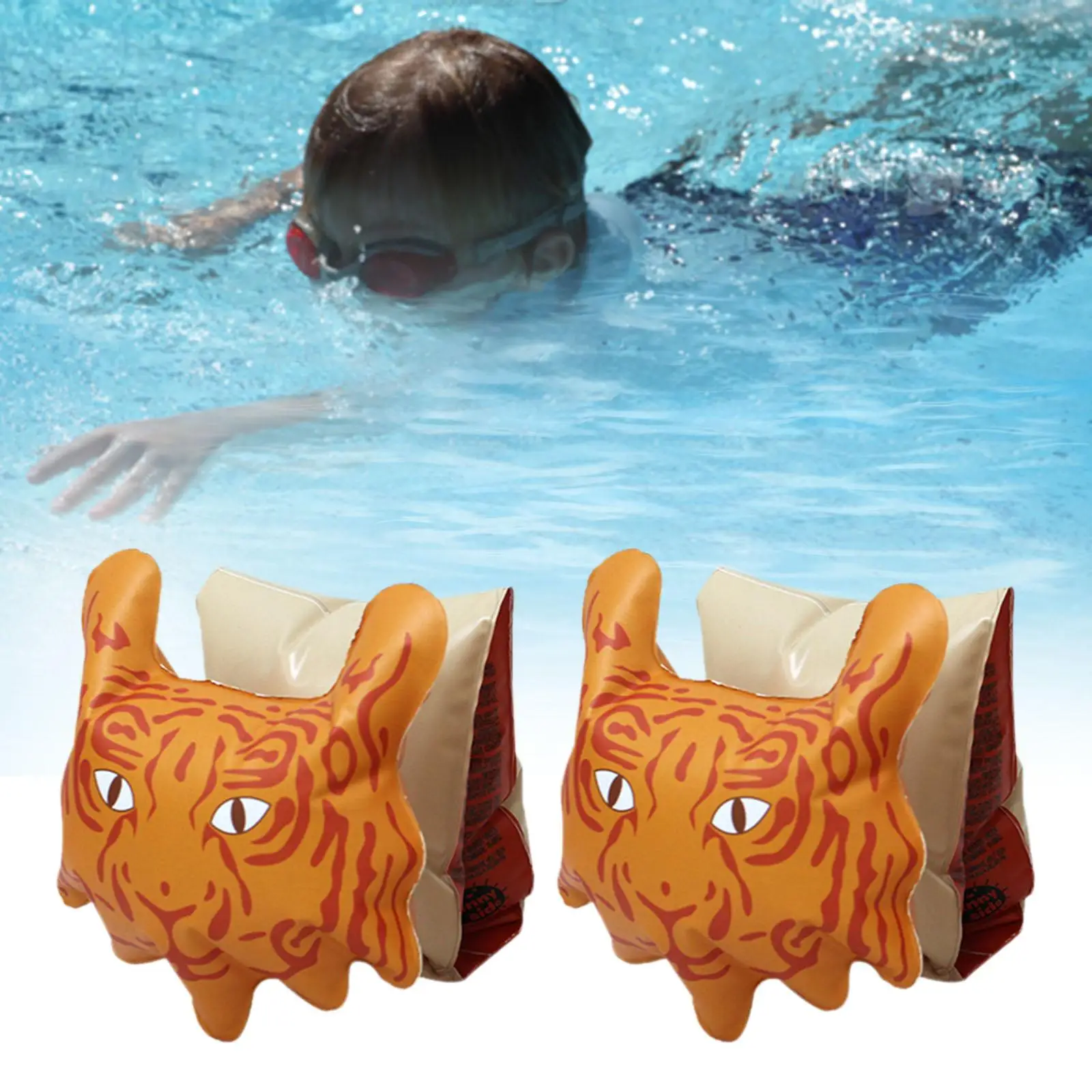 

Swim Arm Bands for Kids Inflatable Water Sleeve Gear for Training Children