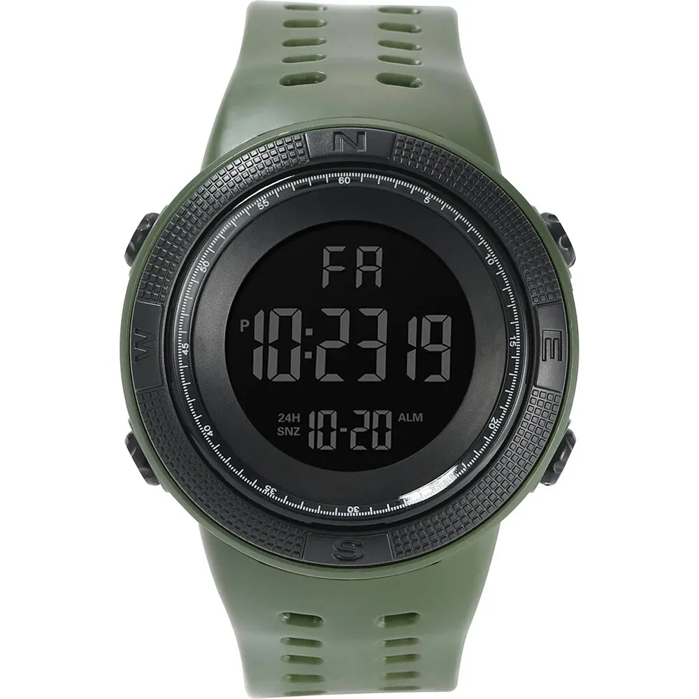 Men Women Student Electronic Watch Large Screen Sports Glow-in-the-dark Multi-functional Fashion Watch