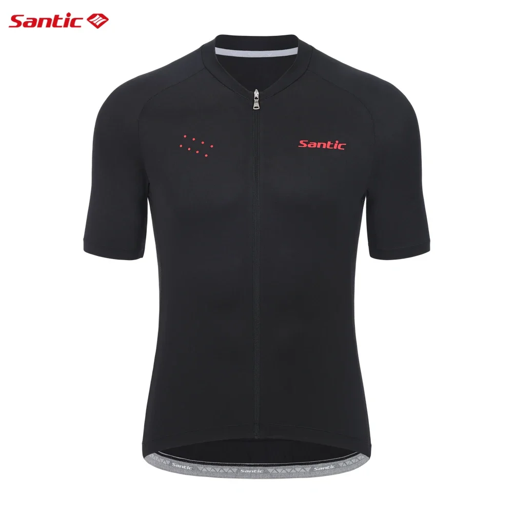 

Santic Outlet Men‘s Cycling Jersey Summer Breathable Bike Shirt Full Zipper MTB Road Riding Sports Bicycle Jersey Tops XXL XXXL