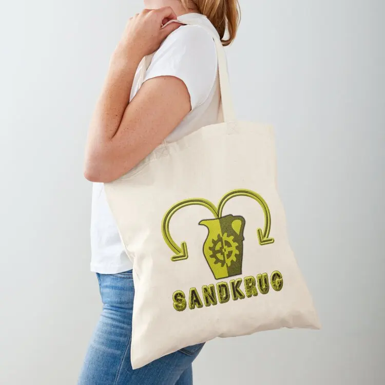 

Sandkrug 2023 - BLACK, I love, Village, Municipality, Brandenburg, Germany Tote Bag Cloth bag Women's beach bags Handbags
