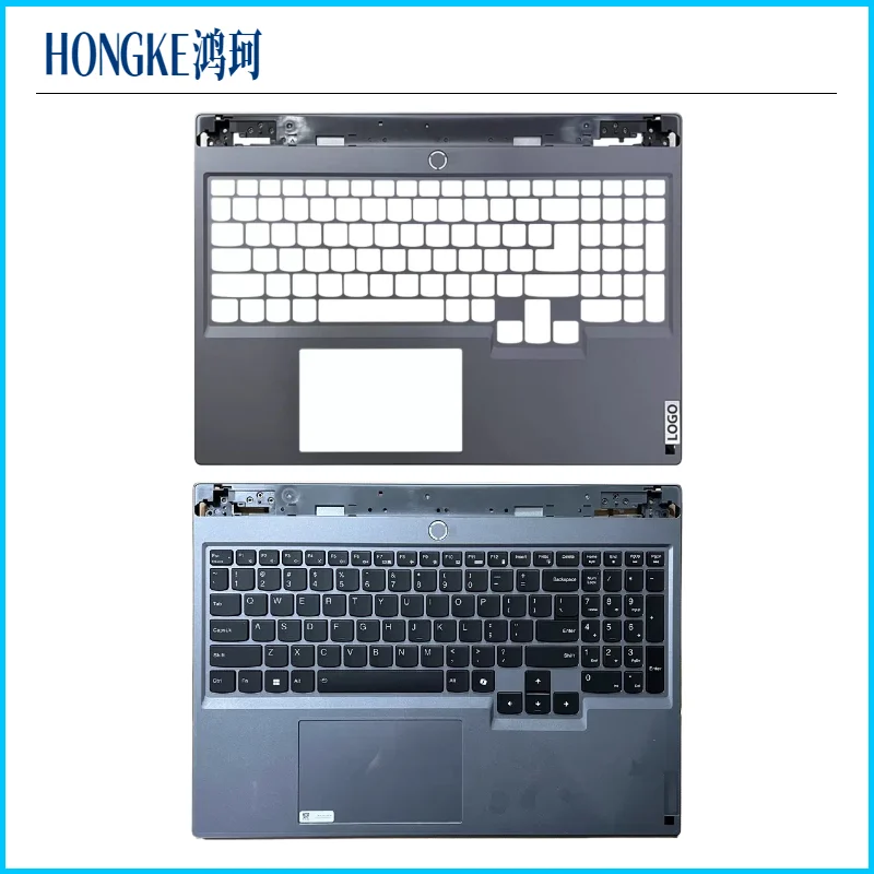 

Новинка для Legion 5 16IRX9/Y7000P IRX9 2024, верхняя часть упора для рук ноутбука, лицевая панель клавиатуры, корпус C с тачпадом, черный