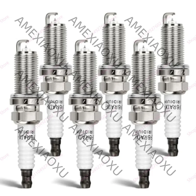 6Pcs 6619 LFR6AIX-11 Iridium Spark Plug for Toyota FJ CRUISER HIACE 4 RUNNER Lexus IS LS RX GX GS Land Rover FREELANDER AMEXIAOX