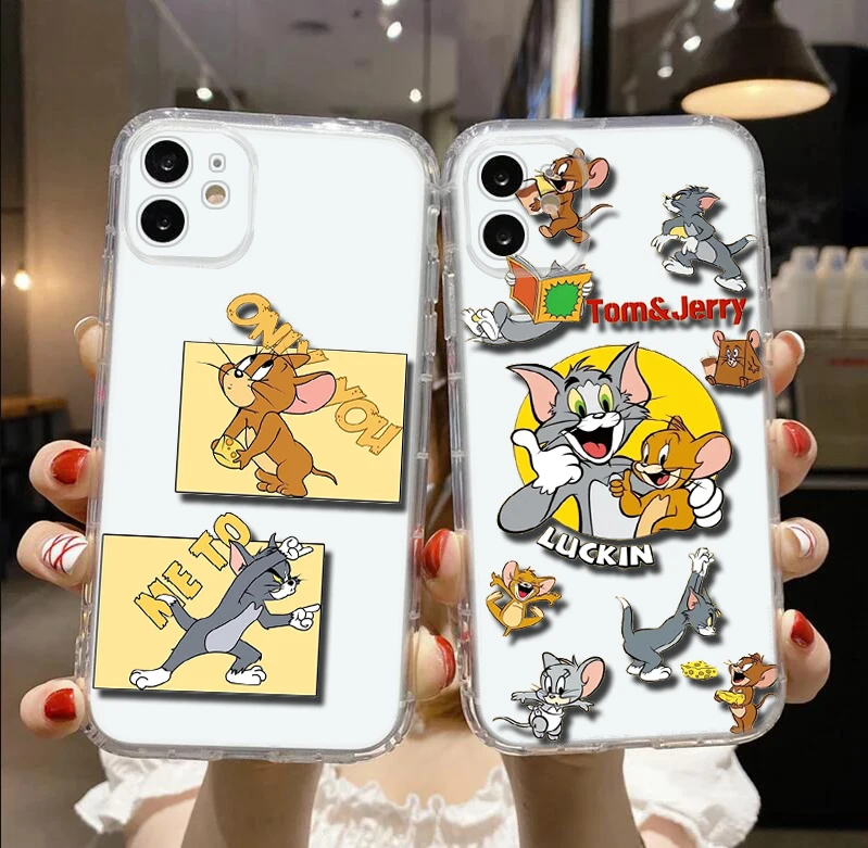 Мягкий чехол B5 Tom and Jerry для Moto G4 Plus G41 G5 Plus G50 G51 G5S G6 Play G60 G7 Power G71 G5 G9