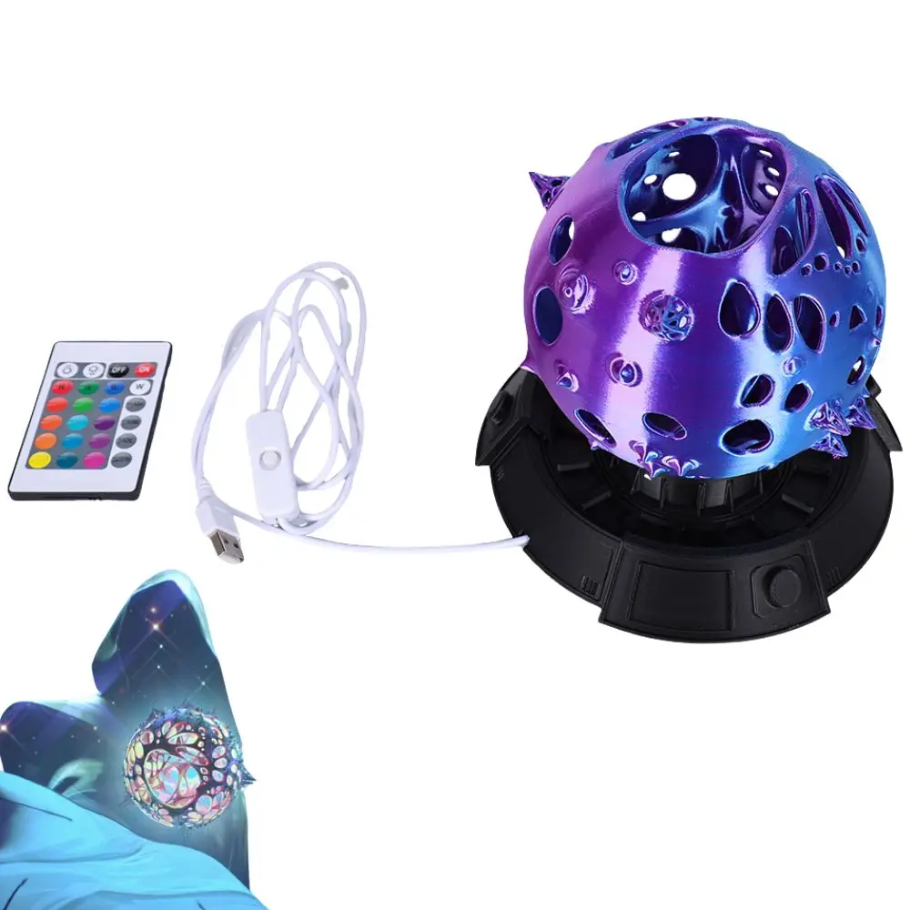 Arcane Jayce Wild Rune Cosplay luz nocturna brillante con Control remoto luz de escritorio accesorios de juego de rol accesorios de Carnaval de Halloween