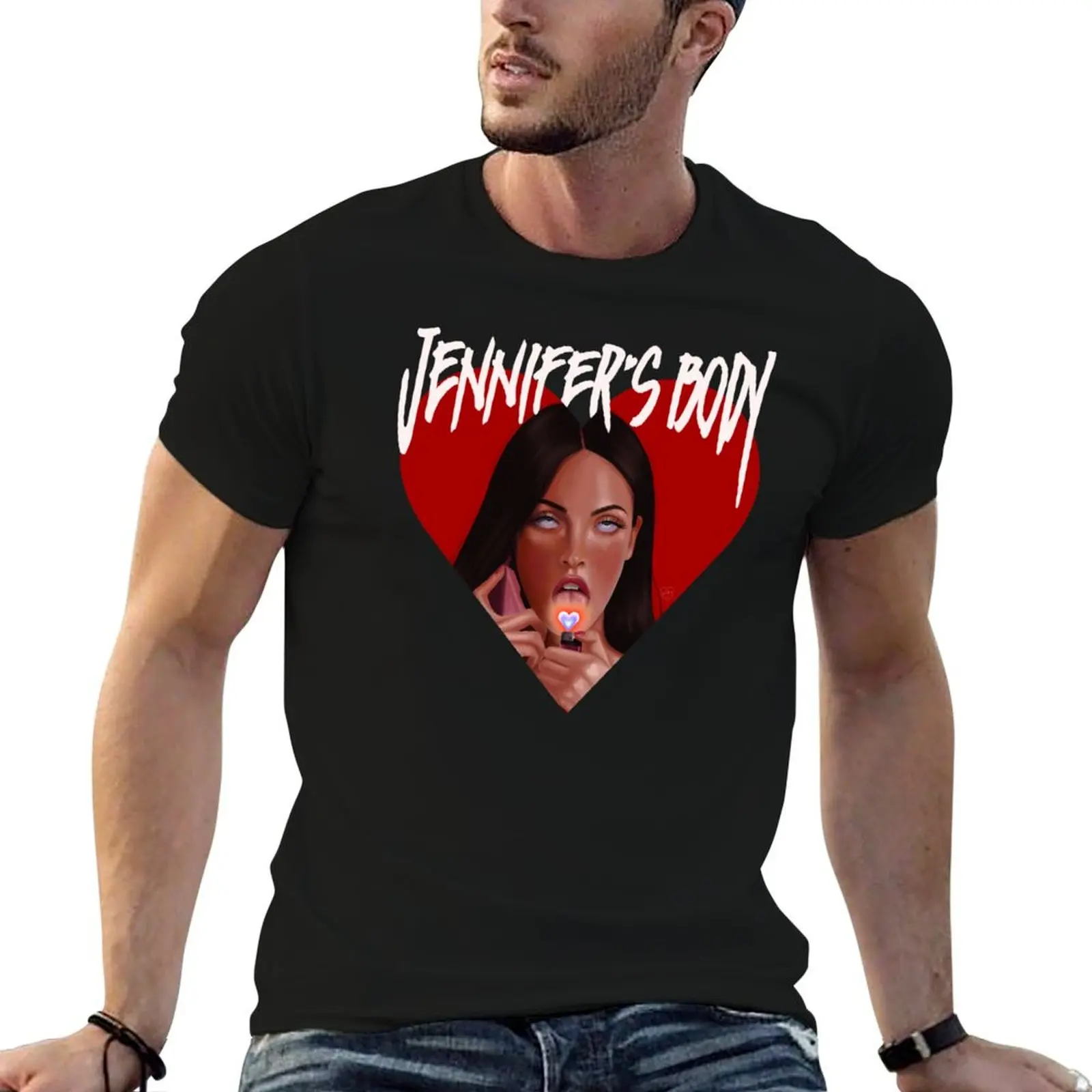 Jennifer’s Body Heart! T-Shirt Casual Soft Cotton Short Sleeve Tee