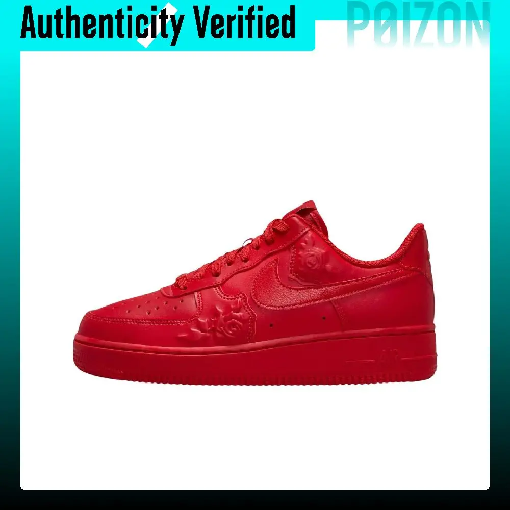 Nike Air Force 1 Skate Shoes Women's Low-top Red HF2016-600