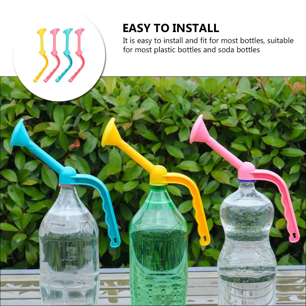 

4Pcs Bottle Sprinkler Caps Watering Can Long Spout for Indoor Outdoor Plants Gardening Bottle Sprinkler Caps Gardening Tool