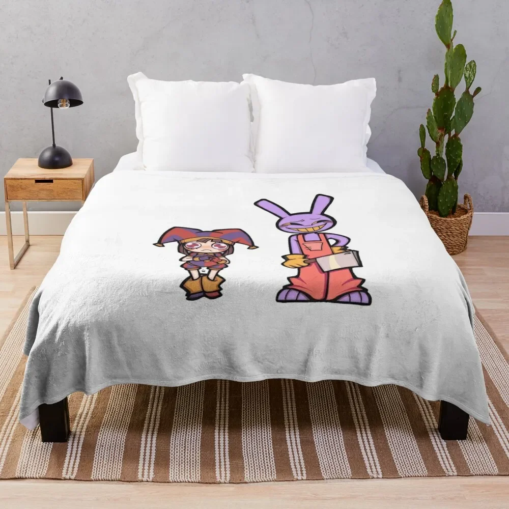 The Amazing Digital Circus cute Throw Blanket Fashion Sofas anime Blankets