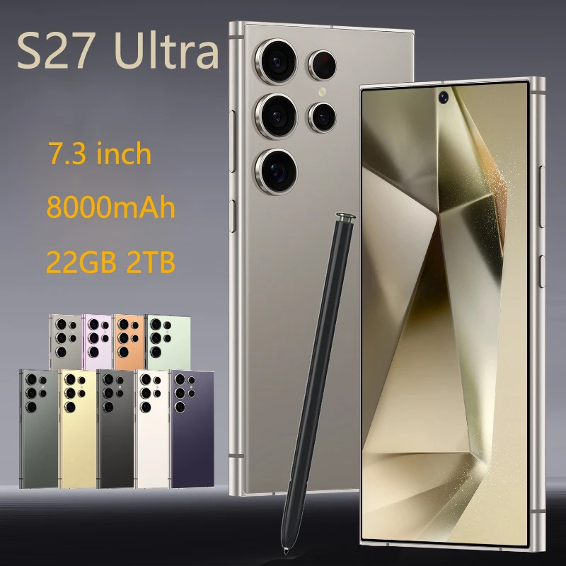 

2026 HOT Silicone Case For S27 Ultra 7.3 Inch Smartphone Shockproof Cover Lite Moblie Phones Cases Accessories High Quality