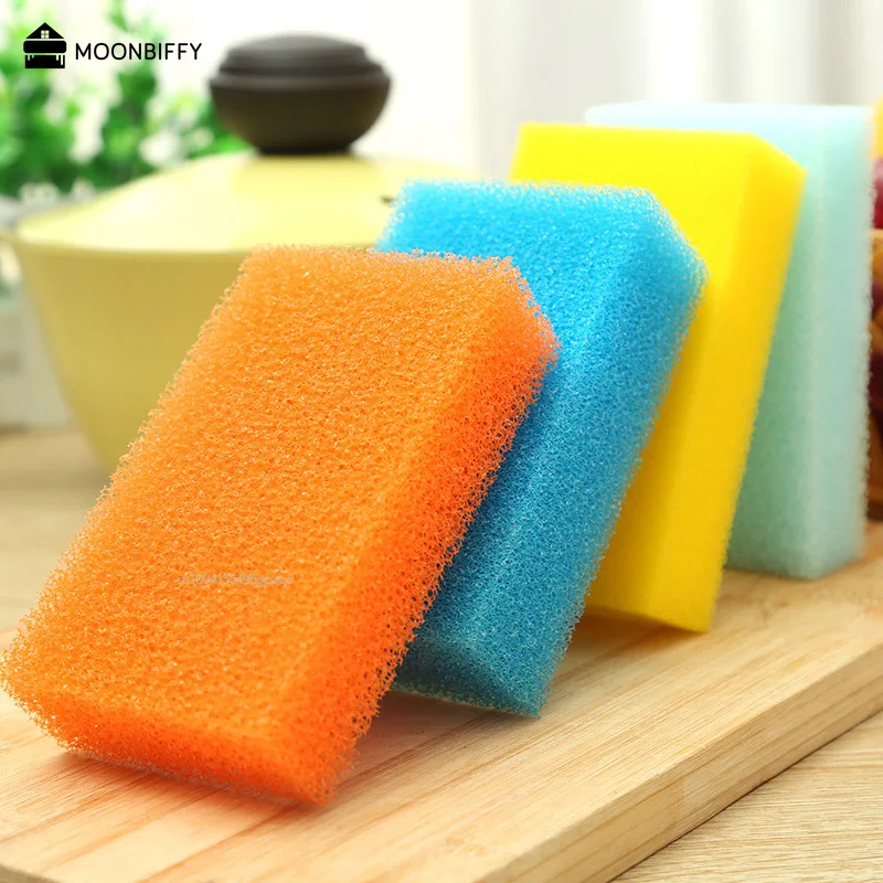 2pcs Kitchen Creative Cleaning Sponge Rub Loofah Magic Sponge Washing Bowl Kitchen Home Washing Herramientas De Limpieza Cocina