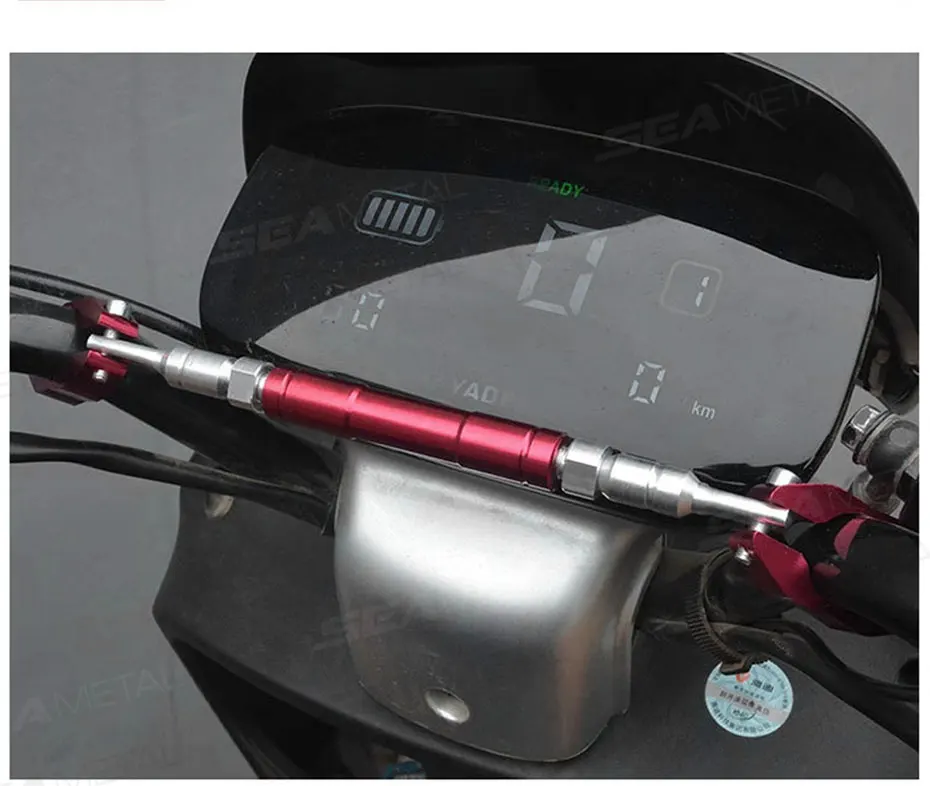 BLALION Motorrad-Lenkergriff, verstellbare Querstange, Balance-Halterung, Regler, Lenkrad, verstärkt, 22 mm, Ersatz – Detail 12